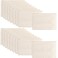 meekoo 16 Pack Canvas Blank Cosmetics Bag Multi-Purpose Zipper Canvas Makeup Pouches Travel Toiletry Pouches Pen Pencil Plain DIY Craft Bag(M,Beige)
