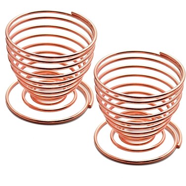 2Pack Makeup Sponge Drying Stand, Beauty Sponge Blender Holder(Rose Gold)