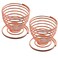 2Pack Makeup Sponge Drying Stand, Beauty Sponge Blender Holder(Rose Gold)