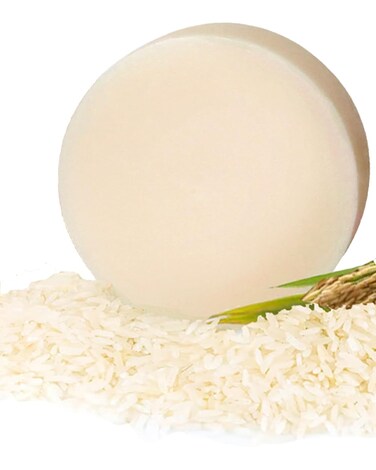 Rice Water Shampoo Bar for Hair Strengthening and Repair - Sulfate-Free, Vegan Formula with Nourishing Oils - Solid Shampoo for Healthy Locks, Thinning Hair and Color-Treated Hair, 3.2 oz
