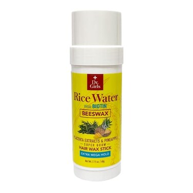 Rice Water Extra Mega Hold Hair Beeswax Stick 2.11oz/ 60g (Pineapple)