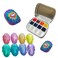 Translucent Gel T001-008 5g each 8colours DIY at home nail arts summer designs small case with 12 divisions black tube storage