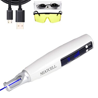 Rechargeable Blue Light Pen with Customer and Operator Glasses