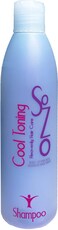SoZo Toning Shampoo for Brunette Hair   8oz Liquid   Sulfate Free Blue Shampoo for Brassy Hair To Eliminate Unwanted Orange and Golden Tones   In-Salon Toning Service at Home