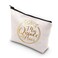 BDPWSS 15th Birthday Cosmetic Makeup Bag For Teen Girls Mis Quince Anos Latina Spanish Zipper Pouch For Daughter 15 Years Old Birthday Gifts(Mis Quince Anos)
