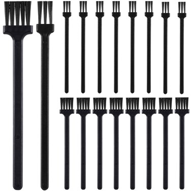 24pcs Electric Shaver Cleaning Brush Razor Cleaning Brush Double Sided Trimmer Shaver Brush Cleaner Electric Shaver Brushes Replacement for Men, 2 Size