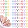 200Pcs Kawaii Nail Charms, Heart Stars Macarone Love 3D Cartoon Acrylic Resin Nail Gems Valentines Wedding Decor for Women Girls Phone Case Scrapbook Envelope Cards Making