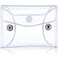 Transparent Makeup Bag, Small Waterproof PVC Cosmetic Pouch Case, Multifunctional Clear Travel Organizer with Snap Closure for Lipstick Facial Cleanser Shampoo Stationery Storage