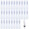 30Pcs 5ml/0.17Oz Portable Mini Refillable Clear Glass Empty Sprayer Perfume Bottles Cosmetic Atomizers Spray Bottle Container for Travel Party Must Makeup Tool (30Pcs 5ml Glass Perfume Bottles)