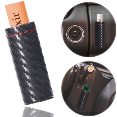 Car Lip Balm Holder - Strong Adhesive Upright Insulated for Lipstick Chapstick Holder Women Car Interior Accessories for Car Vent Side Center Console Steering Wheel Below