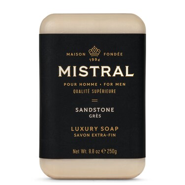 Mistral Bar Soap Organic, Sandstone, Large Bar