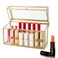 L-Lei Lipstick Organizer,Lipstick Holder, Dust Free Glass Makeup Organizer with Removable Dividers 24 Slots