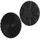 INNERNEED Food-Grade Silicone Body Scrubber Bath Shower Cleansing Brush, Gentle Exfoliating and Massaging, Nice Foaming, More Hygienic and Last Longer (Black)