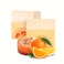 Citrus Exfoliating Loofah Soap 2-Pack - Exfoliating Bar Soap with Loofah Inside - Cleansing, Moisturizing, Nourishing, Scrubby Soap - Plant-Based, Eco-Friendly, Vegan, Cruelty-Free