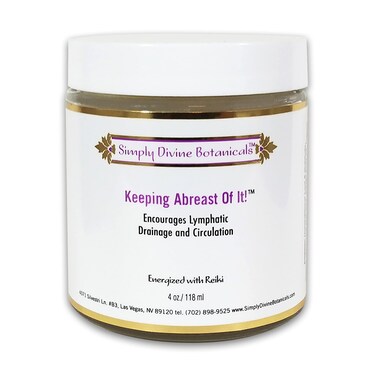 Simply Divine Botanicals Keeping Abreast of It - Natural and Organic Body Cream to Encourage Circulation and Deeply Moisturize for All Skin Types, 4 oz