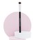 Mineral Powder Eyeshadow Makeup Brush &ndash; Small Mini Round Top Kabuki, Synthetic Dome Smudge Eye Shadow Brushes for Blending Smoky Eye, Setting Concealer Liquid Cream Cosmetics, Cruelty Free