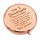 Granddaughter Gifts from Grandma Compact Makeup Mirror for Women Inspirational Gifts for Granddaughter from Grandma Encouragement Presents Motivational Presents Folding Makeup Mirror for Teenage Kids