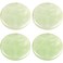 Eyelash Extension Jade Stone Glue Lashes Jade Stone Adhesive Pallet Fake Eye Lash Holder Base,Fake Eye Lash Makeup Tool 2 Inch (Green/4 Packs)