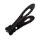 15mm Wide Jaw Opening Deluxe Sturdy Stainless Steel Toenail Clippers for Thick Nails Gunblack Big Size Suitable to Men Women Baby and Thick Nails Black Pedicure implements