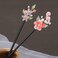 2 Pcs Rabithenn Chinese Style Hair Sticks Flower Wooden Hair Chopsticks Retro Flower Decor with Tassel Wooden Handmade Hairpin Hair Accessories for Women Girls Long Hair (Flower A)