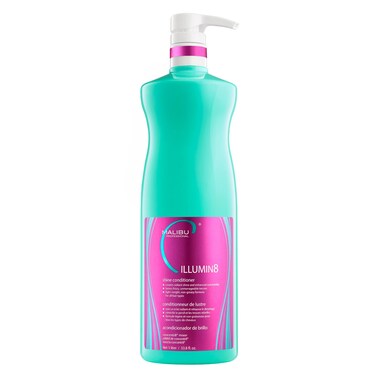 Malibu C ILLUMIN8 Shine Conditioner - Concentrate for Hair Shine &amp; Manageability - Lightweight, Non-Greasy Hair Conditioner for All Hair Types