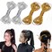 4 Pcs Gold and Silver 5M Hair Strings for Braids Hair Accessory String, Hair Wrap String Dreadlock Braiding Rope Braiding Hair Deco Styling Hair Braiding String for Hair Braiding Twist