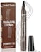 Eyebrow Pen - iMethod Upgrade Eyebrow TattooPen, Eyebrow Makeup, Long Lasting, Waterproof and Smudge-proof, Dark Grey