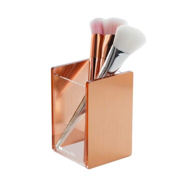 Moonlight Rose Gold Acrylic Makeup Brushes Holder