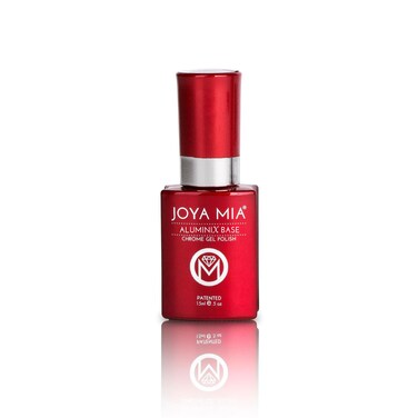 Joya Mia Aluminix Chrome Gel Nail Polish &ndash; Silver Base to achieve Chrome effect. Easy Application for Salon-Quality Results &ndash; Ideal for Beginners &amp; Professionals &ndash; Long-lasting, Easy to Soak Off &ndash;15ml