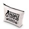 WCGXKO Veterinarian Gift Because People Are Gross Animal Lover Zipper Pouch Makeup Bag for Vet Tech (People Are Gross)