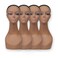 4 pack Realistic Female Mannequin Heads Long Neck Manikin PVC Head Bust Wig Model Head Stand for Display Wigs,Hats,Sunglasses,Necklace,Jewelry (pd3r 24 4pcs)