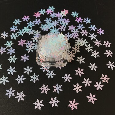 10 Grams/Pack - Snowflake Glitter - Festival Rave Beauty Makeup Face Body Nail Art Decoration