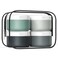 Travel Containers for Toiletries, Silicone Cream Jars BPA Free, TSA Approved 2oz Travel Size Containers, Leak-proof Travel Essentials with Lid for Cosmetic Face Hand Body Cream (4 Pack)