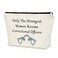 Sazuwu Correctional Officer Gift for Women Makeup Bag Prison Officer Gift Thank You Gift for Police Corrections Cosmetic Bag Anniversary Birthday Gift Mother's Day Gift Christmas Gift Travel Bag