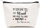LIBIHUA Makeup Bag, Cosmetic Case - My Son Gave You His Heart - Natural Beige - Wedding, Bridal Shower Gifts
