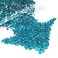 5000PCS 4mm Blue Zircon Resin Crystal Rhinestones for Crafting Flatback Rhinestones Bulk SS16 Non-Hotfix Teal Blue Stones Diamonds Crystals Gems for Nails Face Mugs Tumblers Bottles DIY Crafts