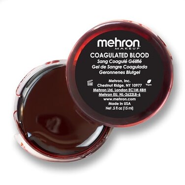 Mehron Makeup Coagulated Blood   Fake Blood Makeup   SFX Makeup for Halloween   0.5 oz (14 g)