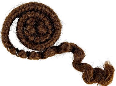 Mehron Makeup Crepe Hair 12-inch Braid (Medium Brown)