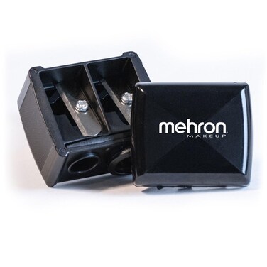 Mehron Makeup Pro-Pencil Dual Sharpener (Black)