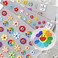 New Sunflower Nail Art Sticker Decals 5D Embossed, Summer Sun Happy Flower Rainbow Nail Art Decoration Sticker (3 Sheets)