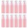2 Oz Empty Foam Pump Bottle (12PCS) Travel Foaming Soap Dispenser for Hand Soap, Lash Shampoo Cleanser (Pink)