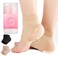 Moisturizing Socks for Cracked Heel Treatment，Heel Magic for Dry Skin or Rough Heels， with Shea Butter &amp; Vitamin E,Lotion Silicone Toeless Socks, Comes with Heel Cream for Healthy Feet