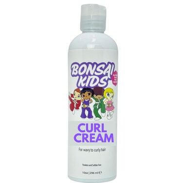 Kids &amp; Toddlers Curl Cream 10 oz for Girls, Boys, Toddlers, Biracial Hair - Curl Enhancing Frizz Control - Moisturizing Cream, Thin To Thick Wavy and Curly Hair -