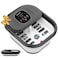 Foot Spa Bath Massager with Heat, Collapsible Foot Massager Spa Soaking Tub with Bubbles, Red Light, Pumice Stone, and Shiatsu Massage Rollers, Pedicure Foot Spa for Relaxation, Gifts