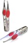 Red Details about Tweezer With LED Light For Hair Removal Makeup Tool Eyebrow Eyelash Tweezers,Lash Trimmer,Trimmer,Round,Brow Tools,Hair Tweezers,ingrown For Tweezer,Women's Shave and Hair Removal