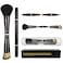 2 Pcs 4 in 1 Makeup Brush, Travel Size Makeup Brushes&ndash; Powder/Blush Brush, Foundation Brush, Blending Brush, Eye Makeup Brush &amp; Lip Brush, Small Makeup Brushes, Compact &amp; Travel Essentials.