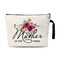 ZHANTUONE Mother of The Bride Funny Wedding Cosmetic Bag, for Travel Toiletry Zipper Storage Pouch Makeup Bag, Wedding Party Gifts, Mother of Bride Gifts for Wedding, Wedding Party Cosmetic Bag