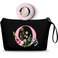 SEAMOON Personalized Makeup Bags for Women - Monogrammed Gifts for Mom, Bride, Sister or Teen - Birthday &amp; Ideas,O
