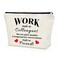 Sazuwu Coworker Leaving Gifts for Women Makeup Bag Goodbye Gifts for Colleague Retirement Gifts for Coworker Cosmetic Bag Going Away Gifts for Friend Good Luck Gifts Cosmetic Travel Pouch