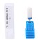 Nail Drill Bit, Ceramic Manicure Drill Bits for Manicure Pedicure Cuticle Gel Nail Polishing Cylinder Shape Grinding Head, with Display Base(White 03#)